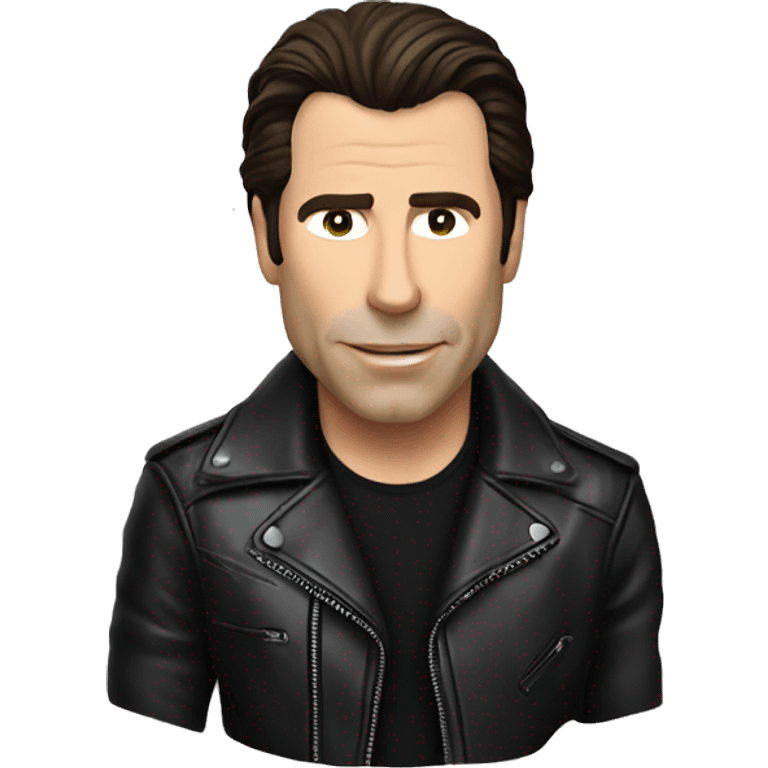 John travolta in leather jacket emoji