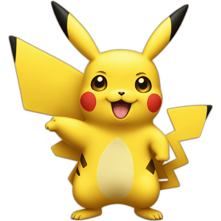 Pikachu with one thumb up emoji