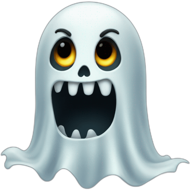 scary ghost emoji