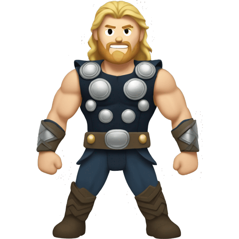 Thor with abs emoji