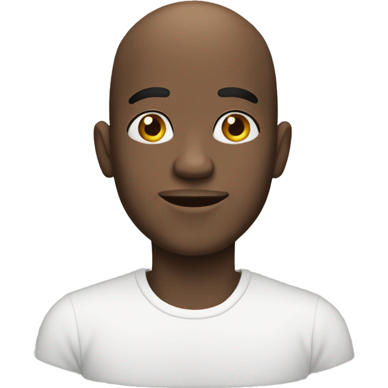 Bald Black guy  emoji