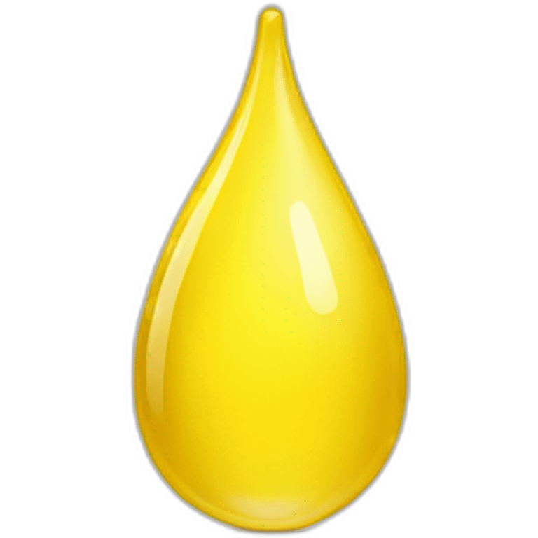 yellow drop emoji