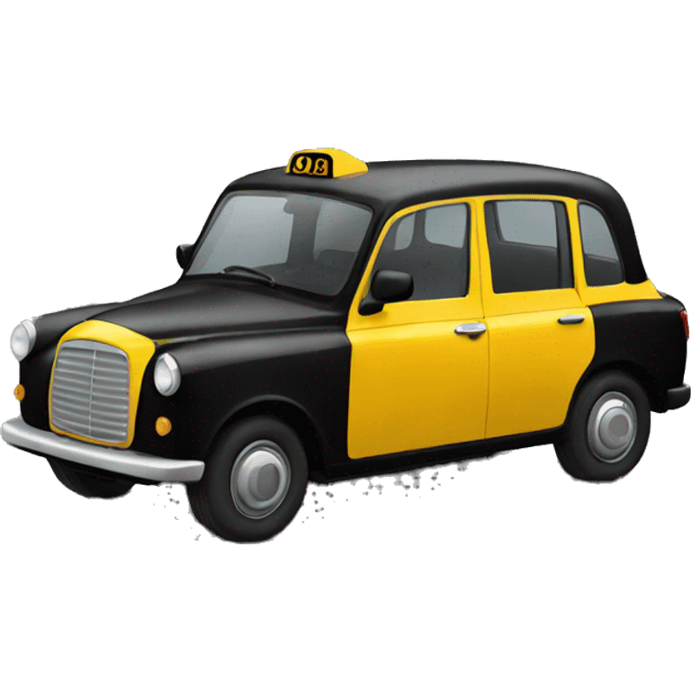 black cab emoji