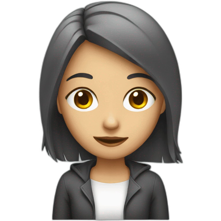 computer girl emoji