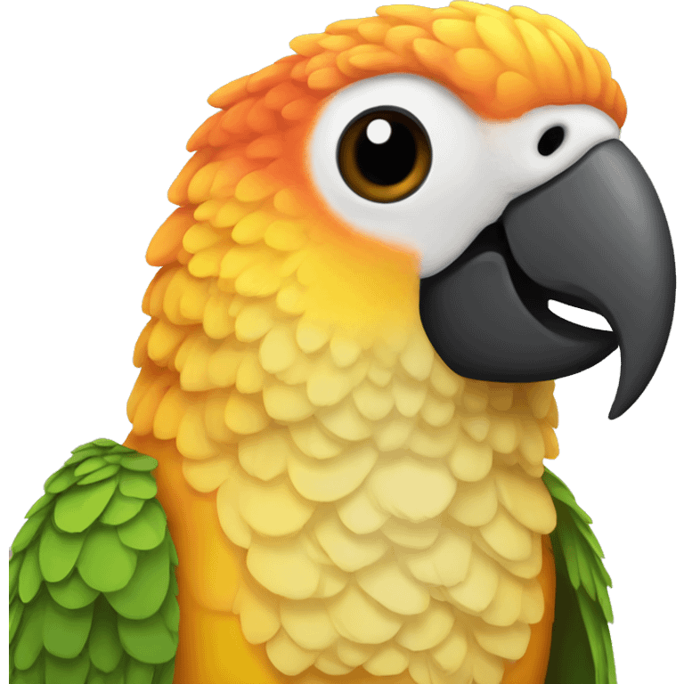 Sun conure emoji