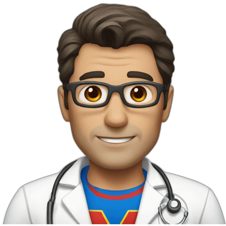 superman doctor emoji