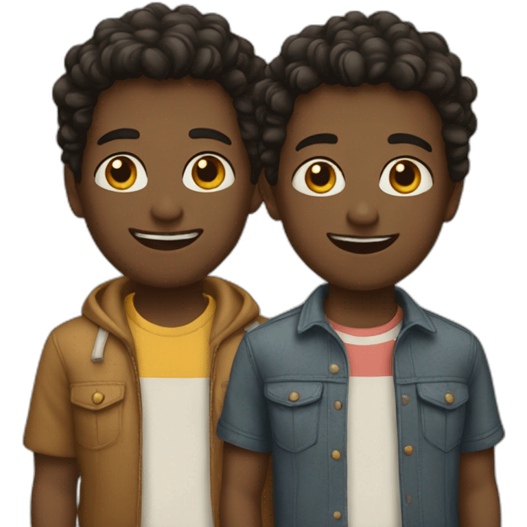 two friends emoji