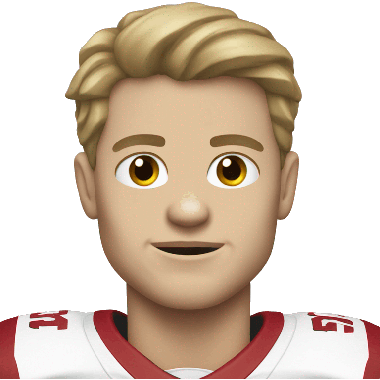 White person arkansas 99 football player  emoji