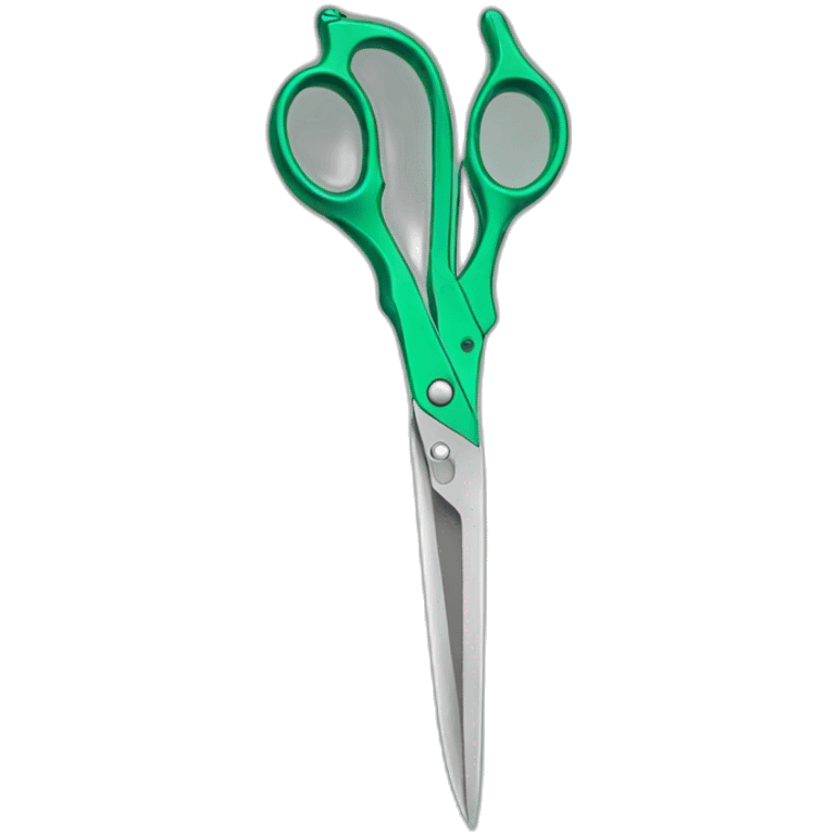 hair scissors green emoji