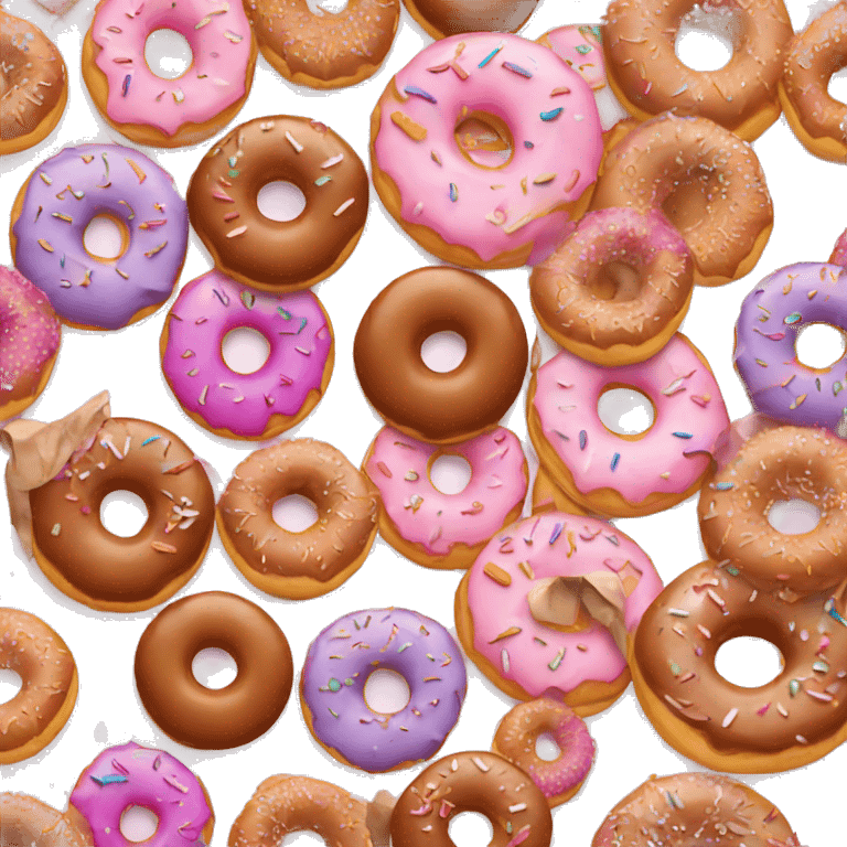 Donuts emoji wha background  emoji