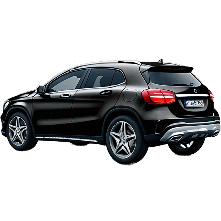 Black Mercedes GLA 250  emoji