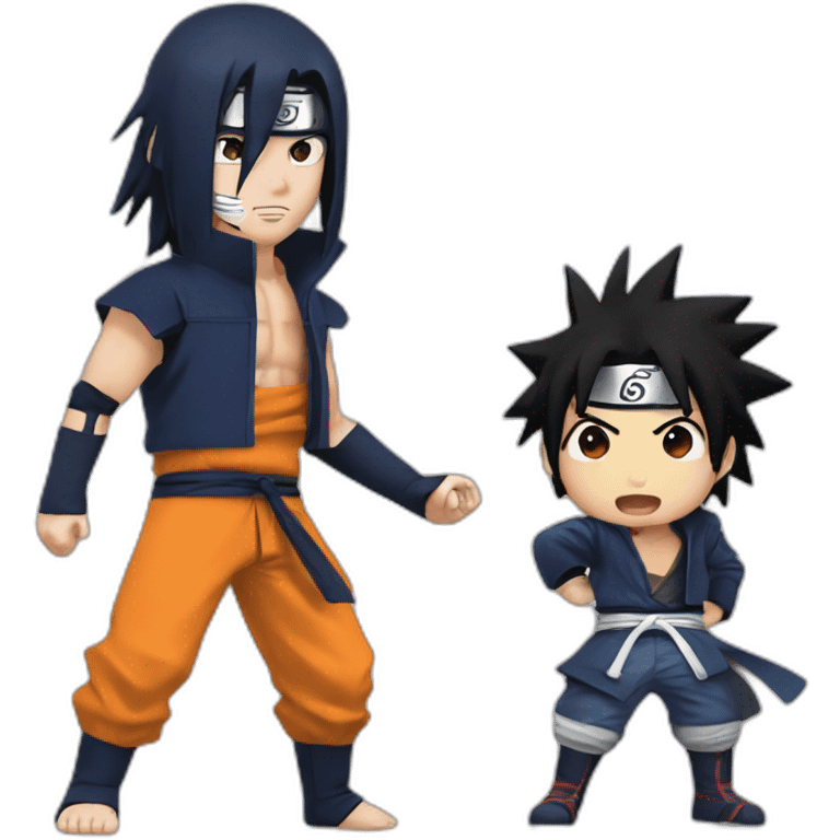 Sasuke vs naruto emoji