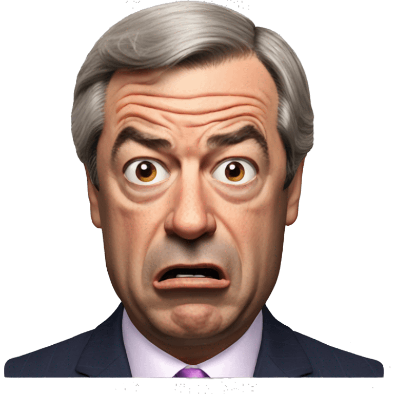 Nigel Farage angry emoji