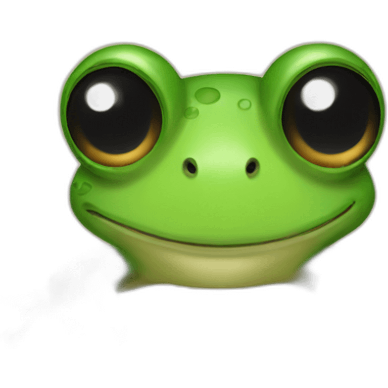 Frog bow emoji