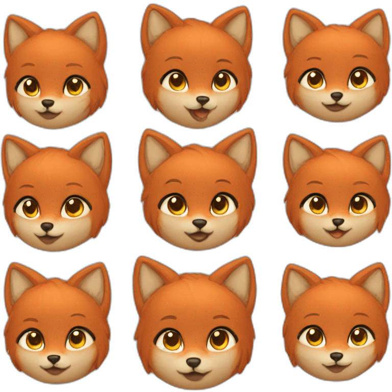 Fox girl emoji