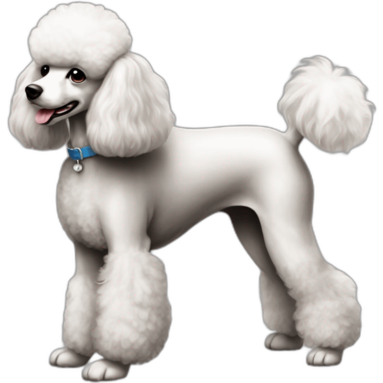 Dog Standart Poodle full-height emoji