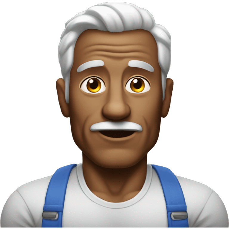 super jacked grandpa  emoji