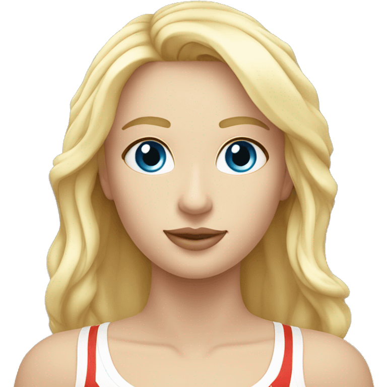 Un blond au yeux bleu avec le maillot de Paris  emoji