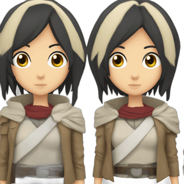 Mikasa ackerman emoji