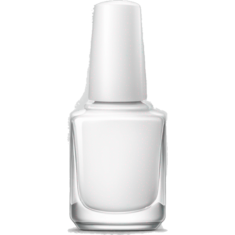 white nail polish bottle emoji