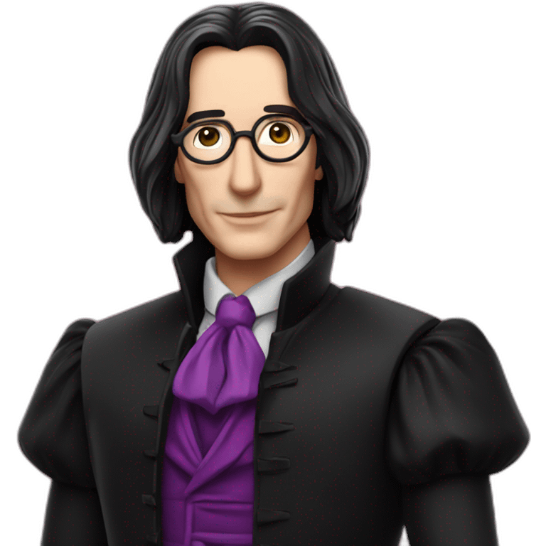 professor snape in a barbie outfit emoji