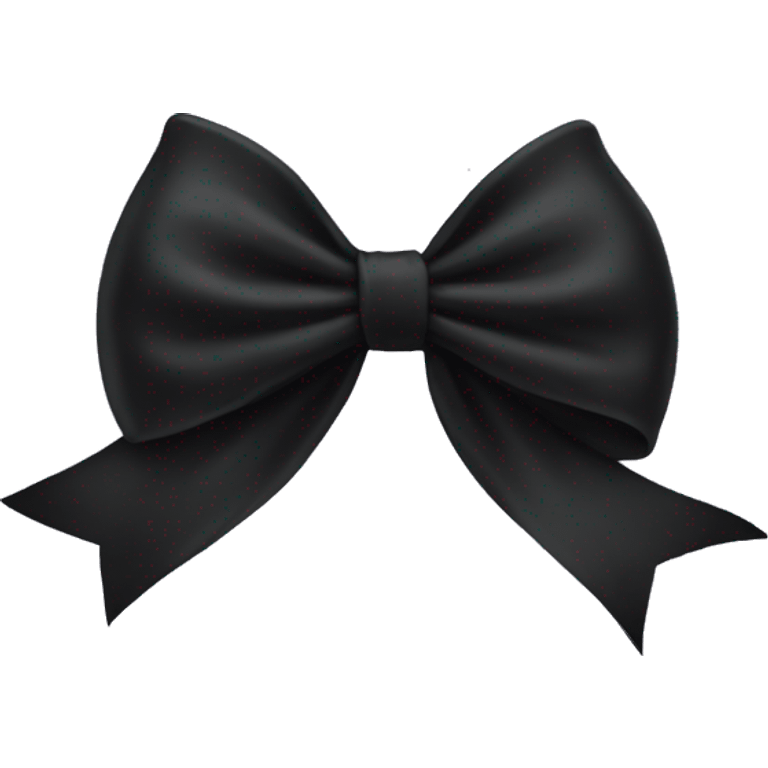 Black bow emoji