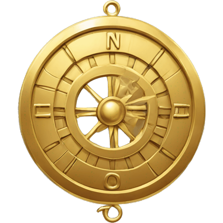 gold astrolabe emoji