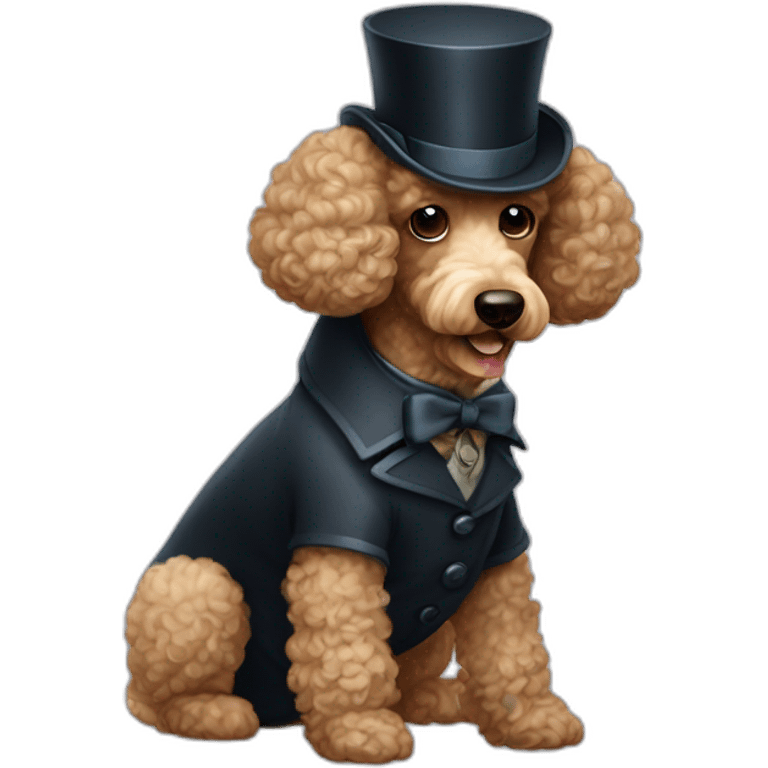 Sherlock Holmes-French Poodle emoji