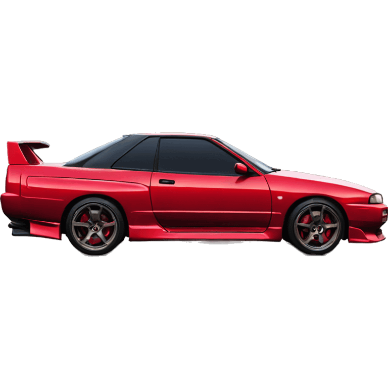 Red Nissan Skyline R32 emoji