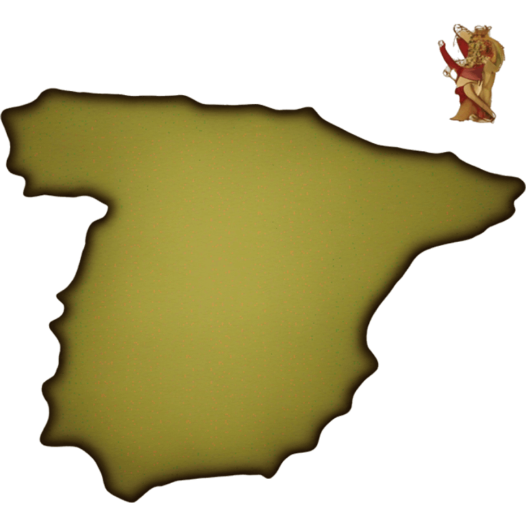 Map ofSpanish empire emoji