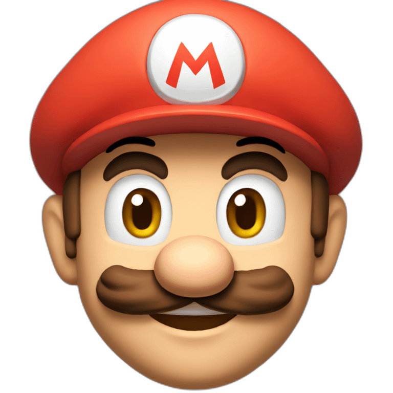 Super Mario face emoji