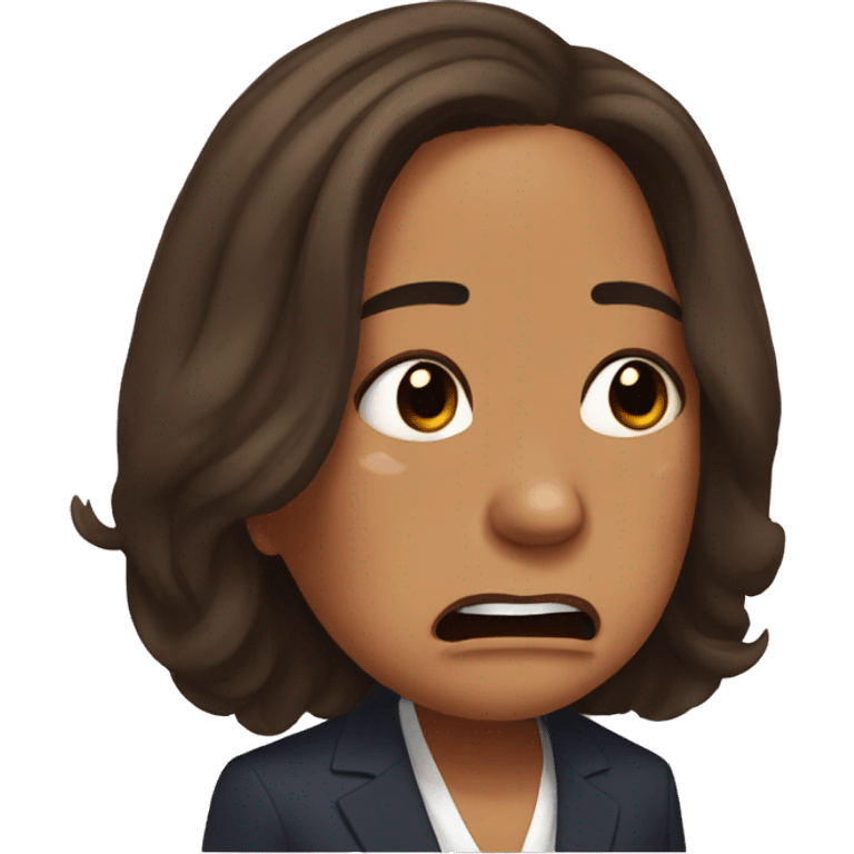 Kamala Harris crying emoji