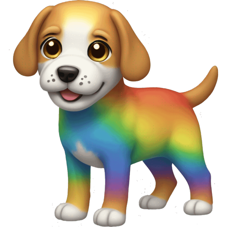 rainbow dog  emoji