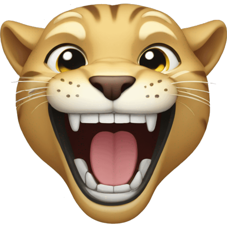 Panther Laugh emoji