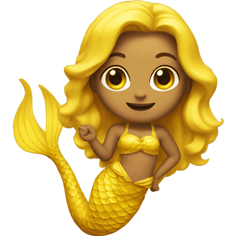 yellow mermaid emoji