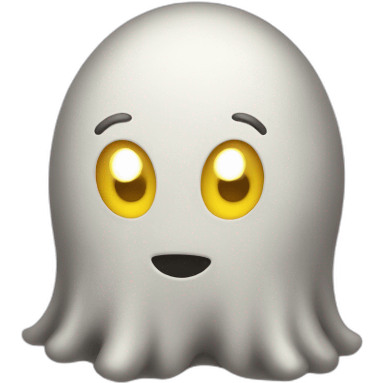 Rubber ass cute ghost emoji