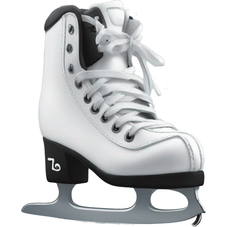 Music note on ice skates  emoji