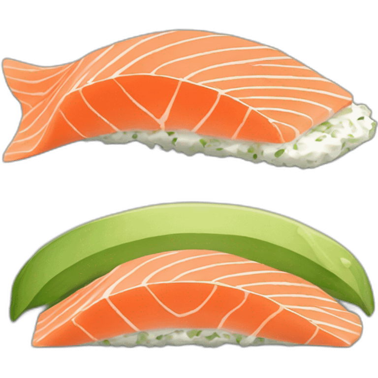 maquis roll salmon avocado emoji