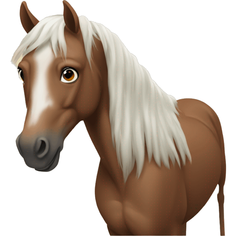 stable and computer horse emoji