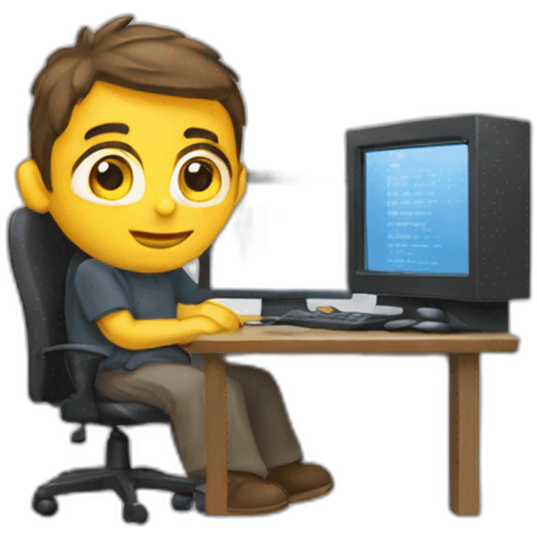 programmer with computer emoji