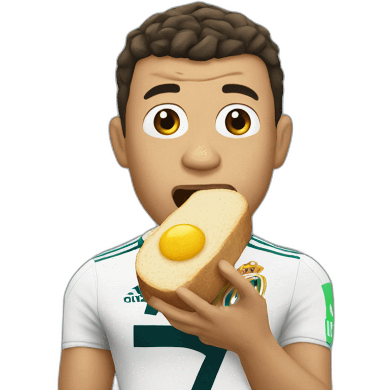 Ronaldo qui mange emoji