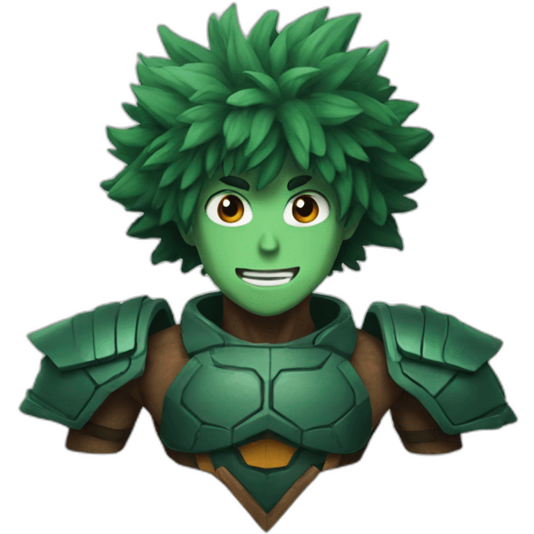 DEKU SUR UN ANE emoji