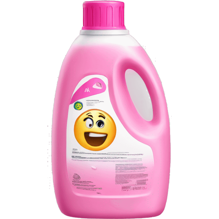 Pink laundry detergent emoji