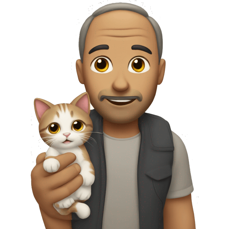 cat father and kitten emoji