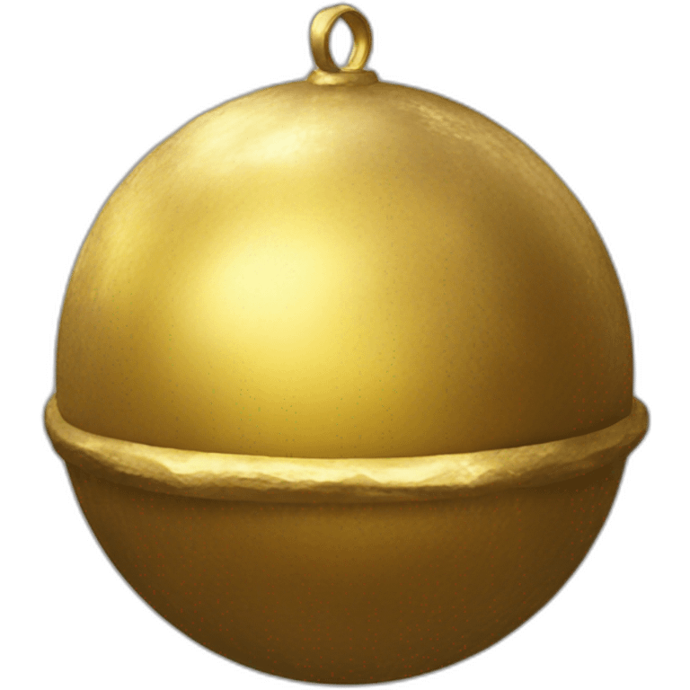 Gold orb emoji