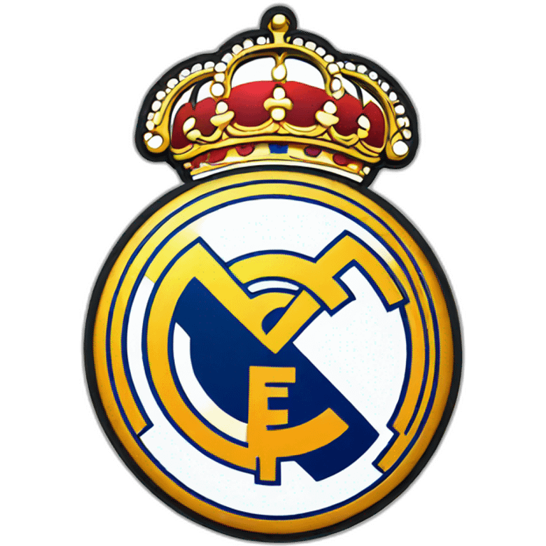 Real Madrid badge  emoji