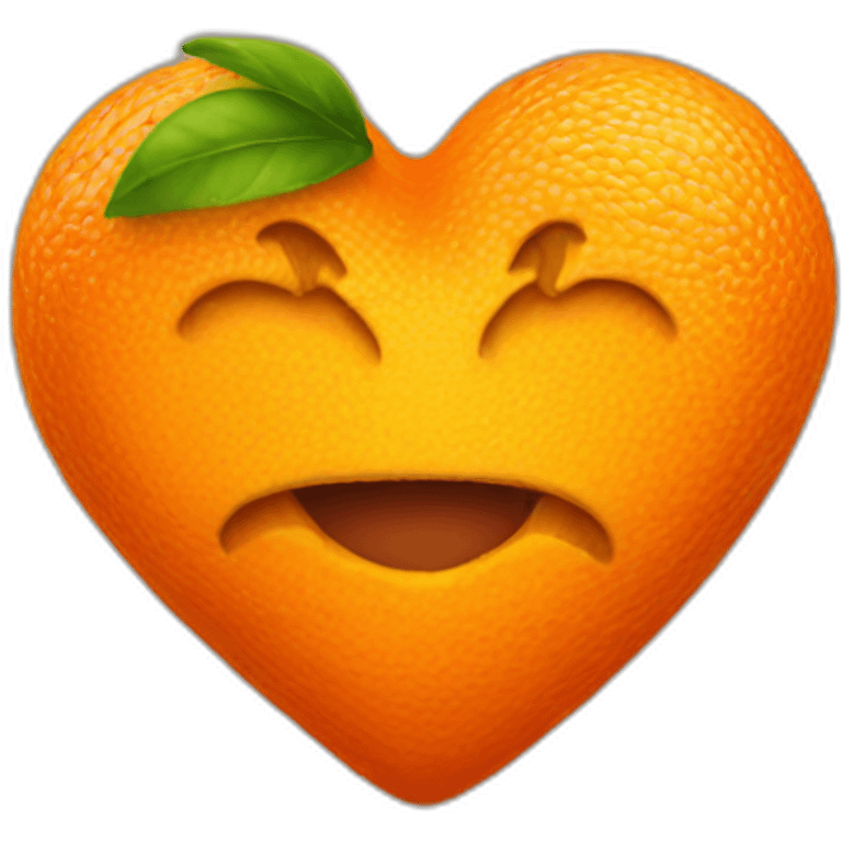 orange heart emoji