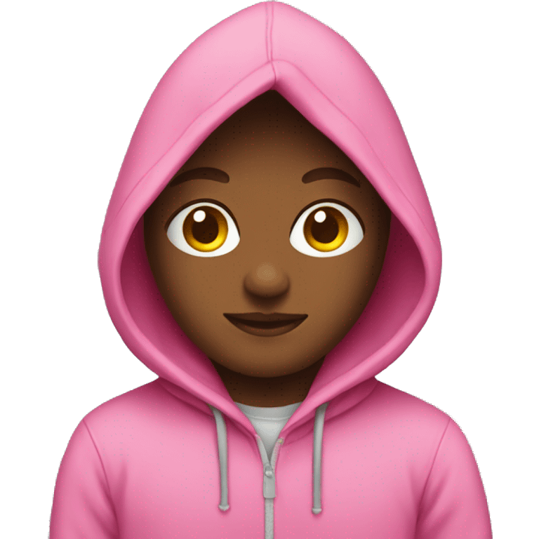 Pink hoodie emoji