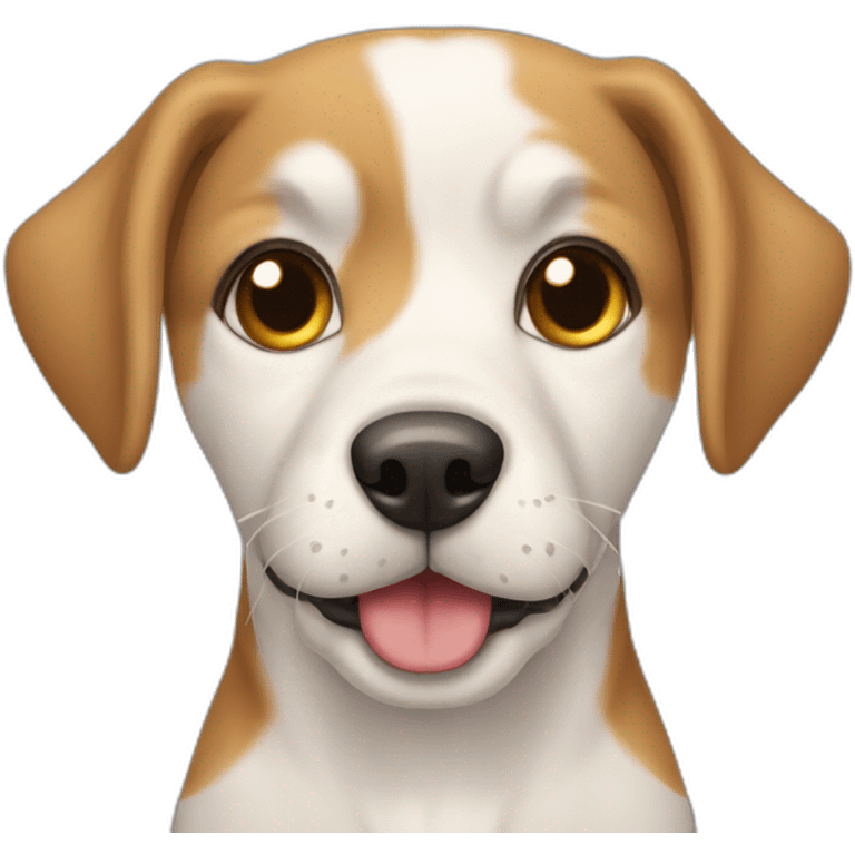 Chien sur chat emoji