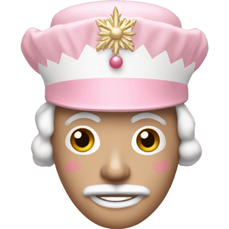 Light pink nutcracker emoji